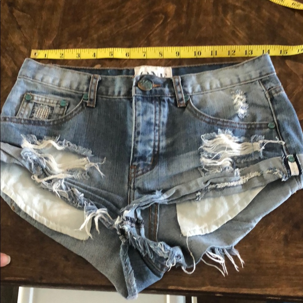 CUTEST ONE Teaspoon BANDITS shorts! Size 24! - Picture 4 of 10